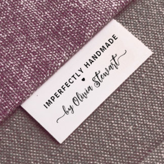 Personalized Labels for Handmade Items Grosgrain Ribbon