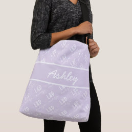 Personalized Labor and Delivery Nurse Pattern Crossbody Bag