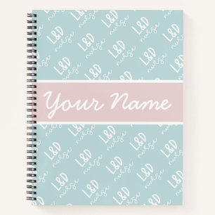 Personalized Labor and Delivery Nurse Pattern Notebook