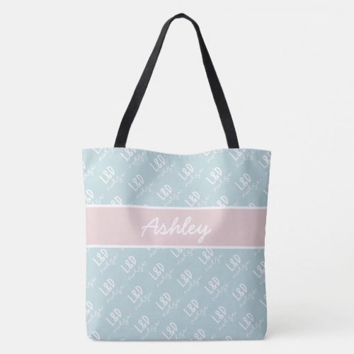 Personalized Labor and Delivery Nurse Pattern Tote