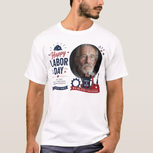 Personalized Labor Day Photo T-Shirt  
