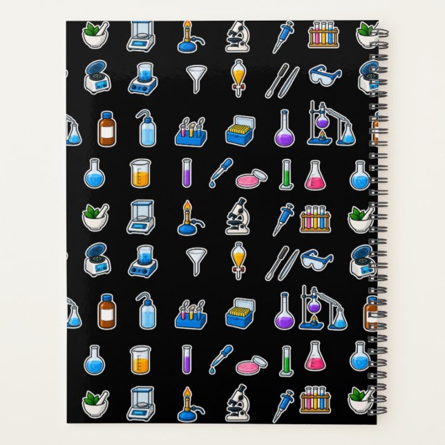 Personalized Laboratory Notebook | Custom Science  (Back)