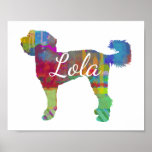 Personalized Labradoodle / Goldendoodle Art Print
