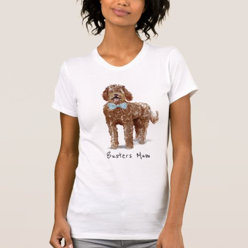 Personalized labradoodle Mom Mom T Shirt