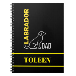 Personalized Labrador Dog Notebook