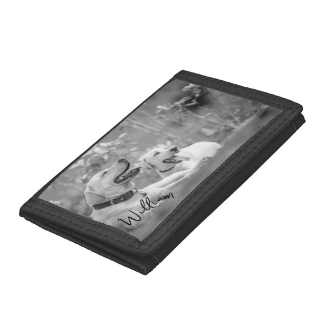PERSONALIZED LABRADOR DOGS TRIFOLD WALLET (Bottom)