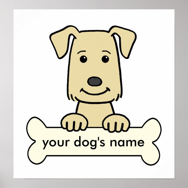 Personalized Labrador Retriever Poster (Front)