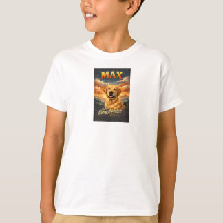Personalized Labrador Retriever Vintage Sunset Shi T-Shirt