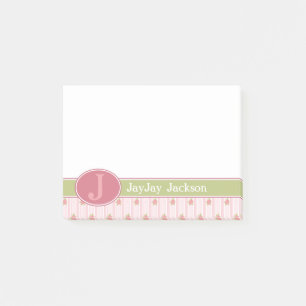 Personalized Lace & English Garden Post-it Notes