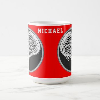 Personalized Lacrosse  Coffee Mug by lacrosseshop at Zazzle