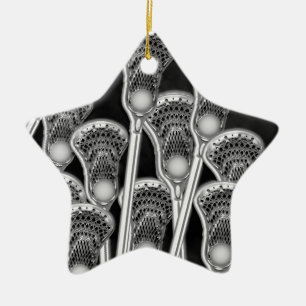 Personalized Lacrosse Collectible Ceramic Ornament