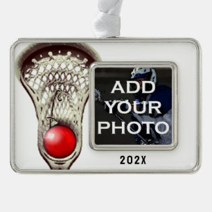 Personalized Lacrosse Collectible Christmas Ornament