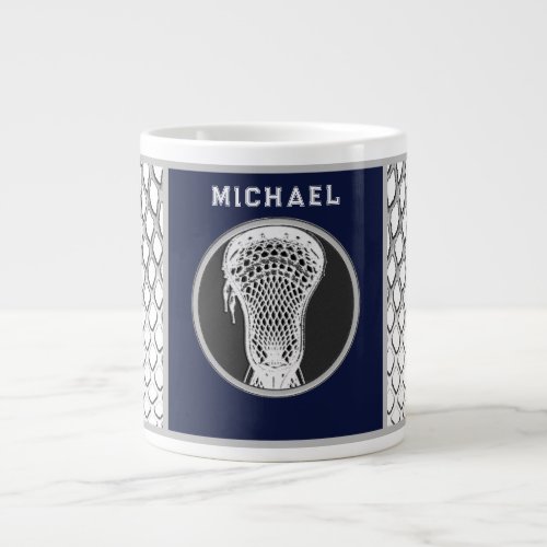 Personalized Lacrosse Collectible Giant Coffee Mug