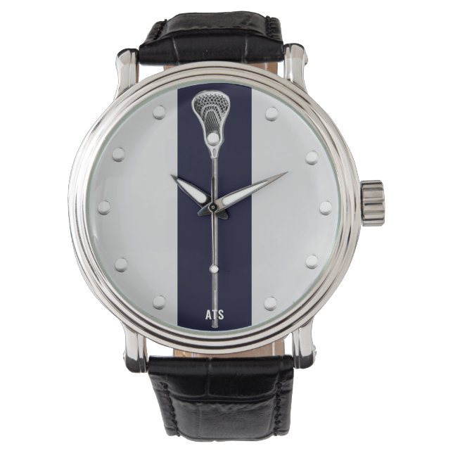 Personalized Lacrosse Collectible Watch (Front)