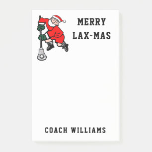Personalized Lacrosse Gifts Notes