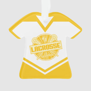 Personalized Lacrosse Jersey Grandma LAX Ornament