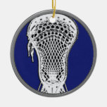 Personalized Lacrosse Keepsake Ceramic Ornament at Zazzle
