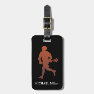 Personalized lacrosse Luggage Tag