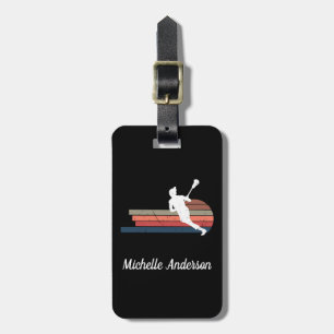  Personalized lacrosse  Luggage Tag