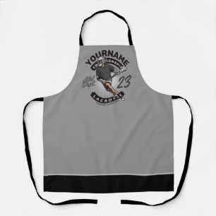 Personalized Lacrosse Player Sports Team Attack Apron