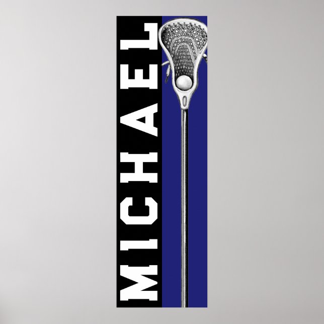 Personalized Lacrosse Poster (Front)