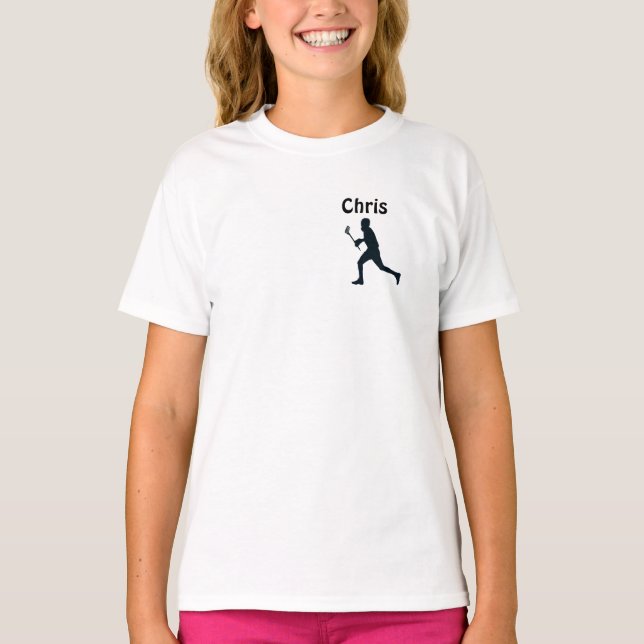 Personalized Lacrosse T-Shirt (Front)