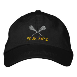 Personalized Lacrosse Your Name Embroidered Cap