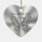 Personalized Lacy Silver Butterfly Ornaments
