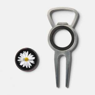 Personalized Ladies Daisy Golf Divot Tool