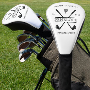 Personalized Ladies Golf Club Name Golf Head Cover