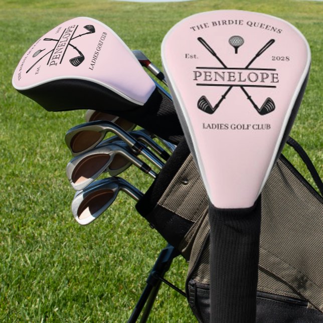 Personalized Ladies Golf Club Name Head Cover (Creator Uploaded)