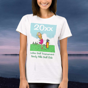 Personalized Ladies Golf Tournament Tops