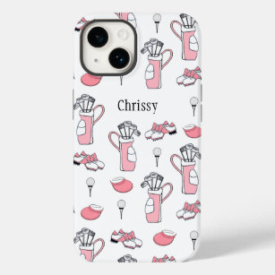 Personalized Ladies Golfer Case-Mate iPhone Case