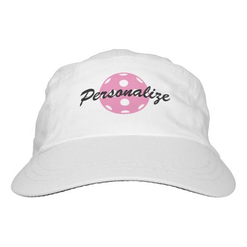 Personalized ladies pickleball sport hat for women
