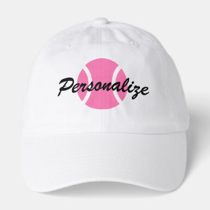 Personalized ladies tennis hat for women and girls