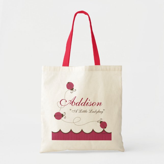 Personalized Lady Bug Bag (Front)