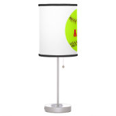 Personalized Lady Softball Lamp (Left)
