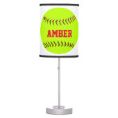 Personalized Lady Softball Lamp (Front)