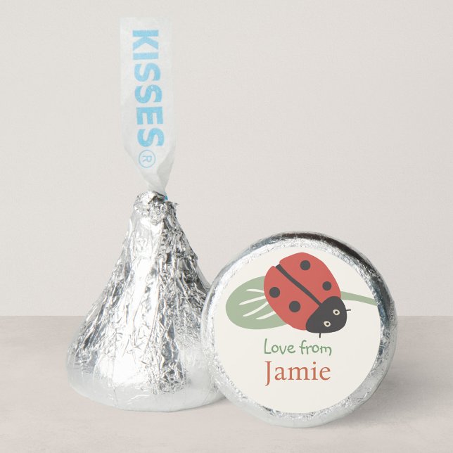 Personalized Ladybug Birthday Party Favor Candy (Ladybird Meadow - Personalized Birthday Party Favor Candies)