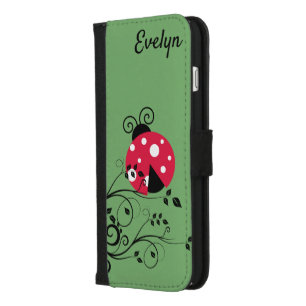 Personalized Ladybug iPhone 8/7 Plus Wallet Case