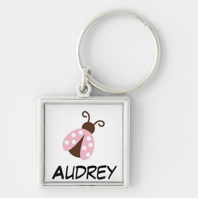Personalized Ladybug Keychain (Front)