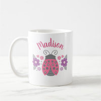 Personalized Ladybug Mug