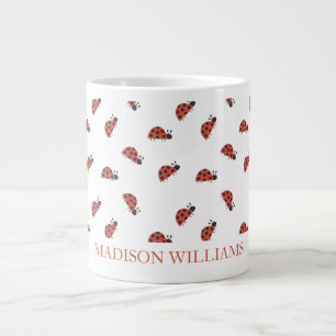 Personalized Ladybug Mug Cute Custom Gift