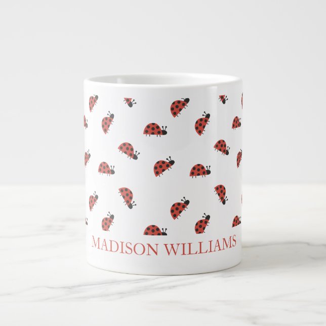 Personalized Ladybug Mug | Cute Custom Gift (Front)