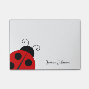 Personalized Ladybug notepad