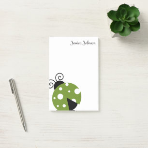 Personalized Ladybug notepad