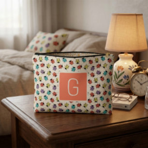 Personalized Ladybug Pouch Bag