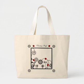 Personalized Ladybug Tote Bag