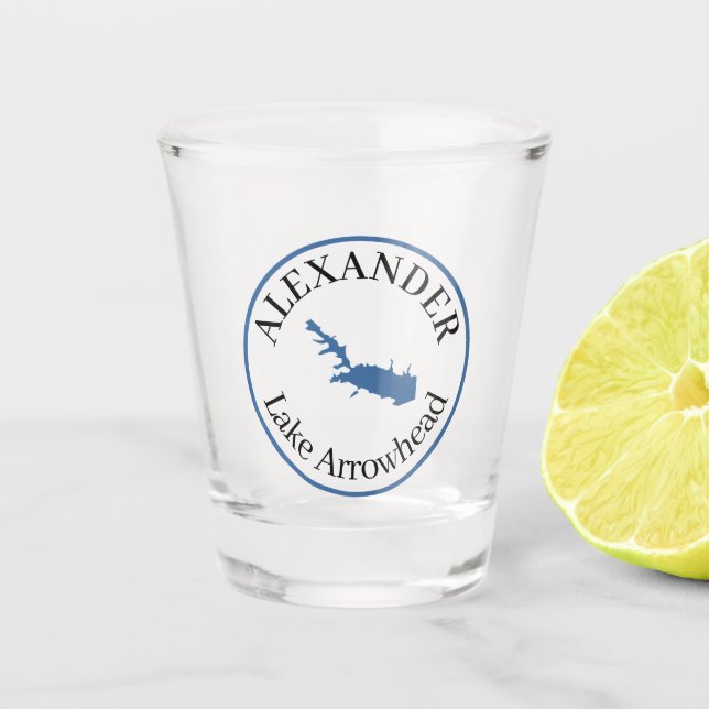 Personalized Lake Arrowhead   Classic shot glass (Front)