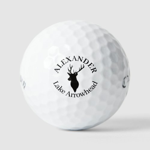 Personalized Lake Arrowhead Golf balls